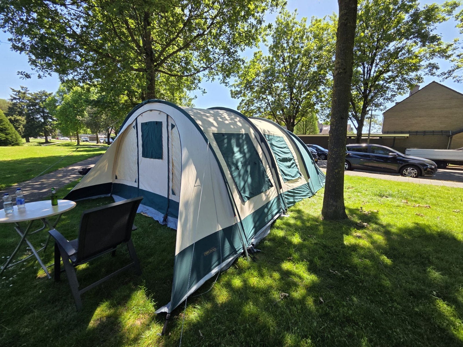 Obelink Hypercamp Tunneltent 4-6 persoons, Caravans en Kamperen, Tenten, tot en met 6, Gebruikt, Ophalen