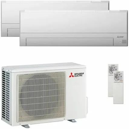 Mitsubishi Electric duosplit €2450,- inc. Montage en BTW!, Witgoed en Apparatuur, Airco's, Verwarmen, Nieuw, 3 snelheden of meer