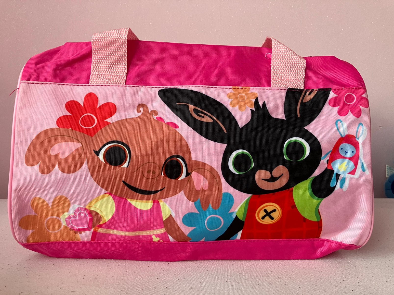 Nieuw konijntje bing roze sporttas / zwemtas/ weekend tas, Ophalen of Verzenden, Nieuw, Roze