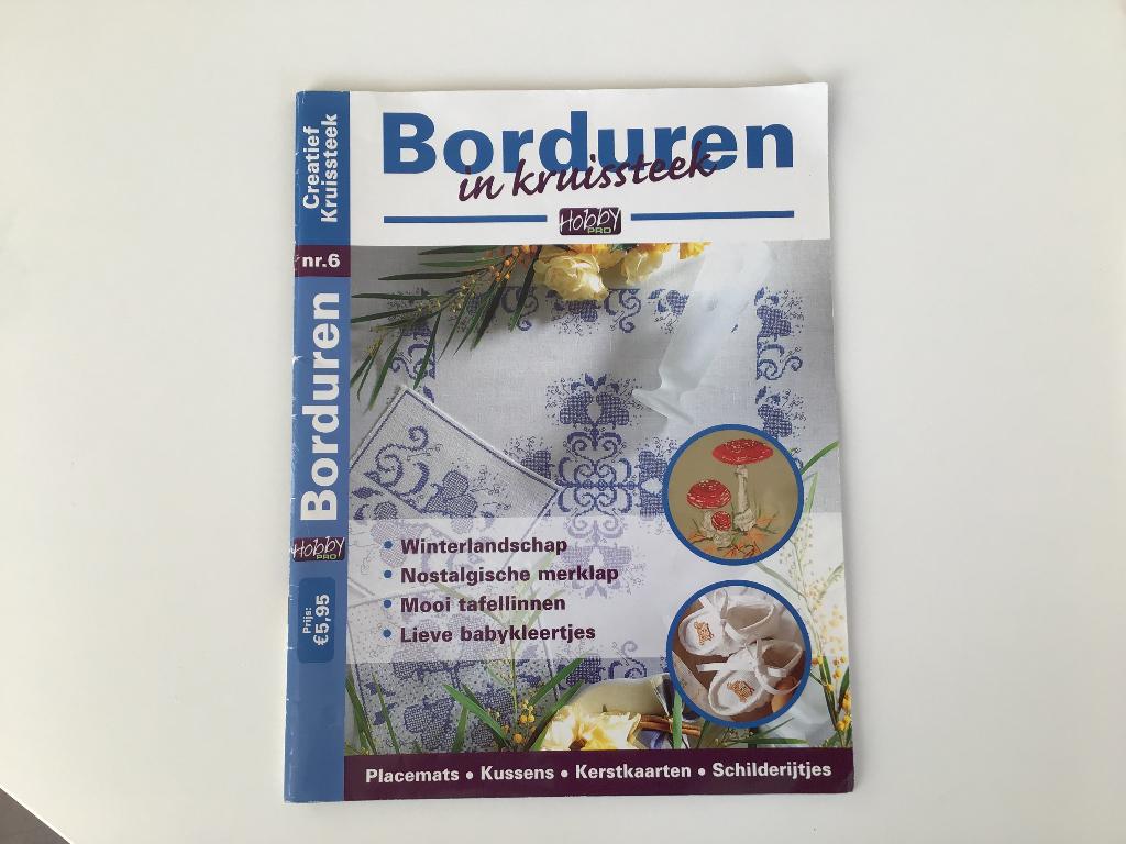 Borduren in kruisteek, Ophalen of Verzenden, Zo goed als nieuw, Handborduren, Patroon