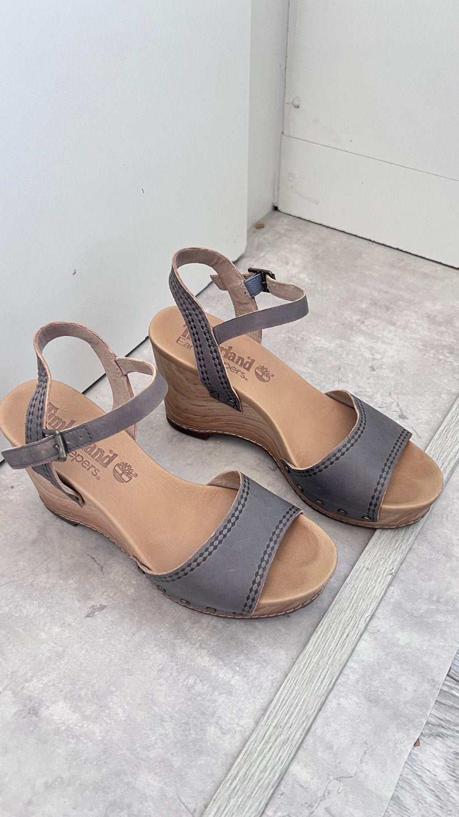 Timberland Earthkeepers Sandalen Maat 35-36, Ophalen of Verzenden, Gedragen, Blauw, Sandalen of Muiltjes