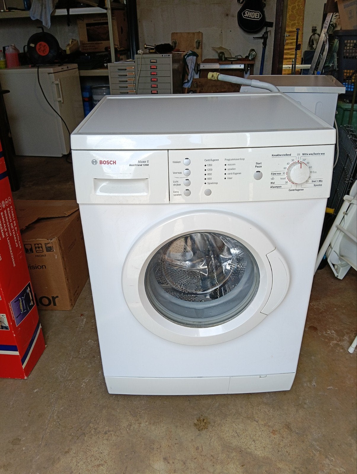 Bosch Maxx 6 Kwaliteits Wasmachine - Voorlader, Witgoed en Apparatuur, Ophalen, Gebruikt, Voorlader, Kort programma
