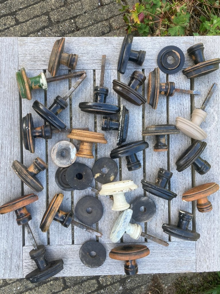 deurknoppen oud, Ophalen, Gebruikt, Overige materialen, Klink of Kruk