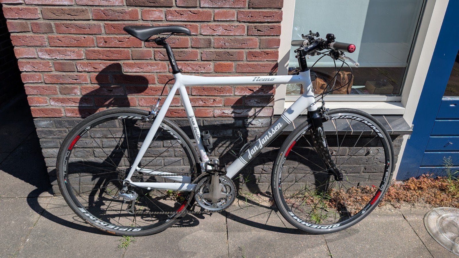 Jan Janssen Nemo Gran Turismo racefiets met flatbar, Ophalen of Verzenden