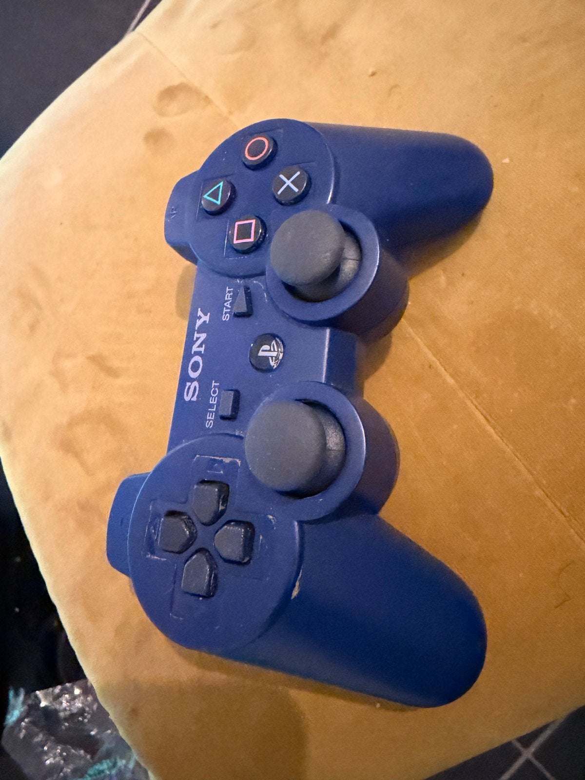 PlayStation 3 Controller - Blauw, Ophalen of Verzenden, Gebruikt, Met 1 controller