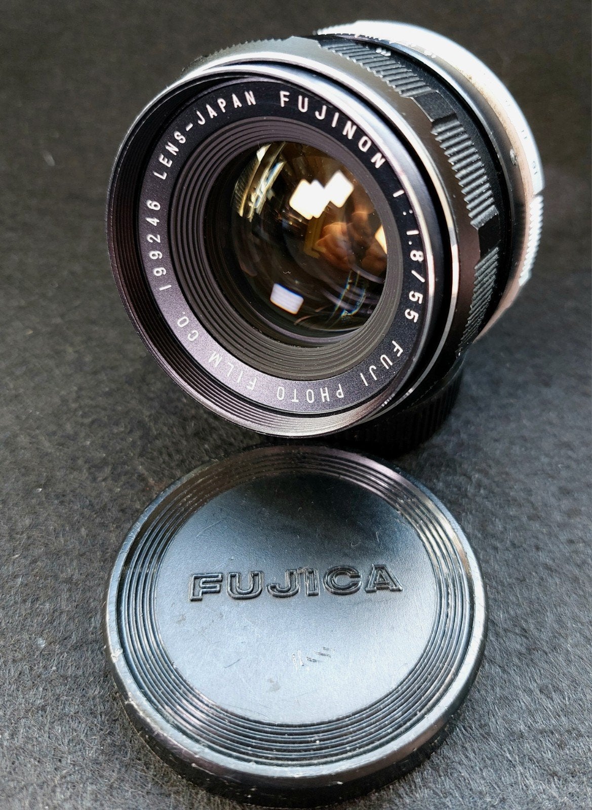 Fujinon 55mm f1.8 M42, Gebruikt, Ophalen of Verzenden, Standaardlens, 55 mm