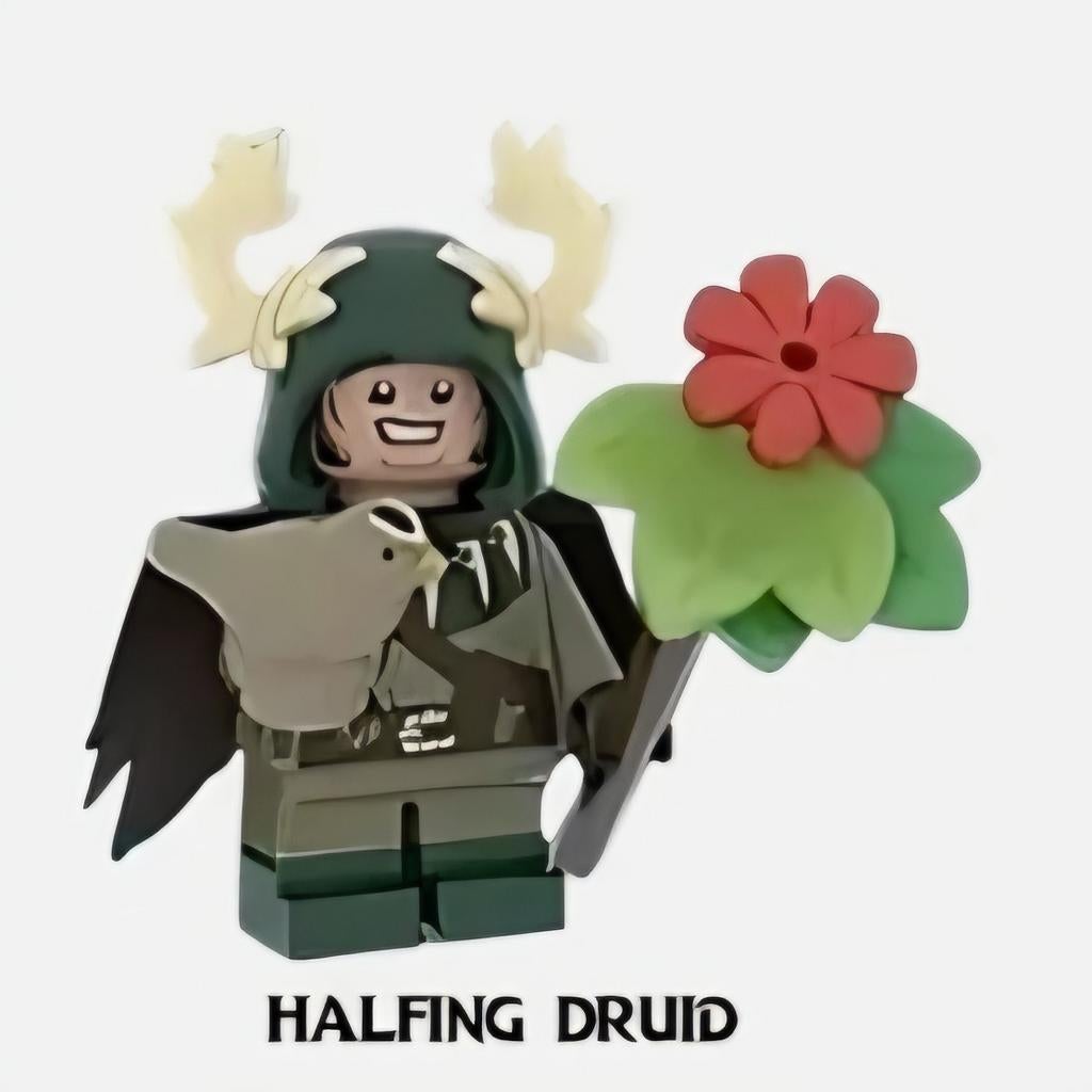 Lego 71047 Dungeons & Dragons: Halfling Druid Minifiguur, Ophalen of Verzenden, Nieuw