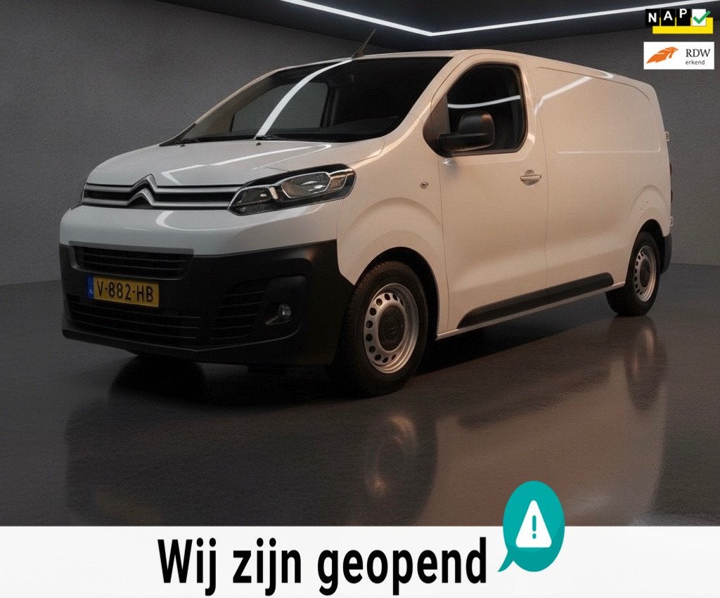 Citroen Jumpy 1.6 BlueHDI 95 Club M-elektrische zijdeuren-ai, Auto's, Voorwielaandrijving, Gebruikt, Euro 6, Citroën
