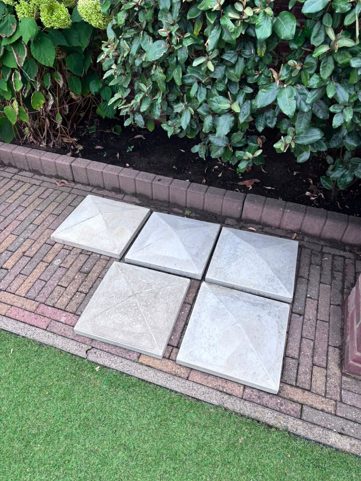 Paal mutsen beton 5 stuks, Ophalen, Overige materialen, Overige typen, Nieuw