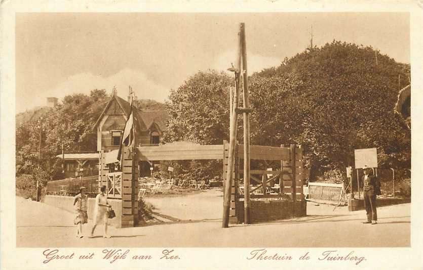 377-586-007 Wijk aan Zee Theetuin de Tuinberg, Verzenden, Voor 1920, Noord-Holland