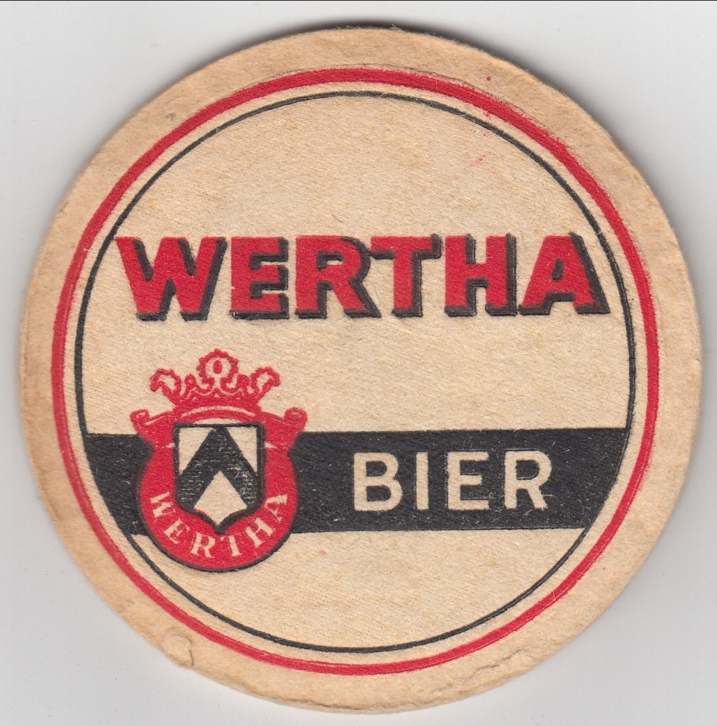 1 WERTHA BIERVILTJE, Ophalen of Verzenden, Gebruikt, Viltje(s), Overige merken