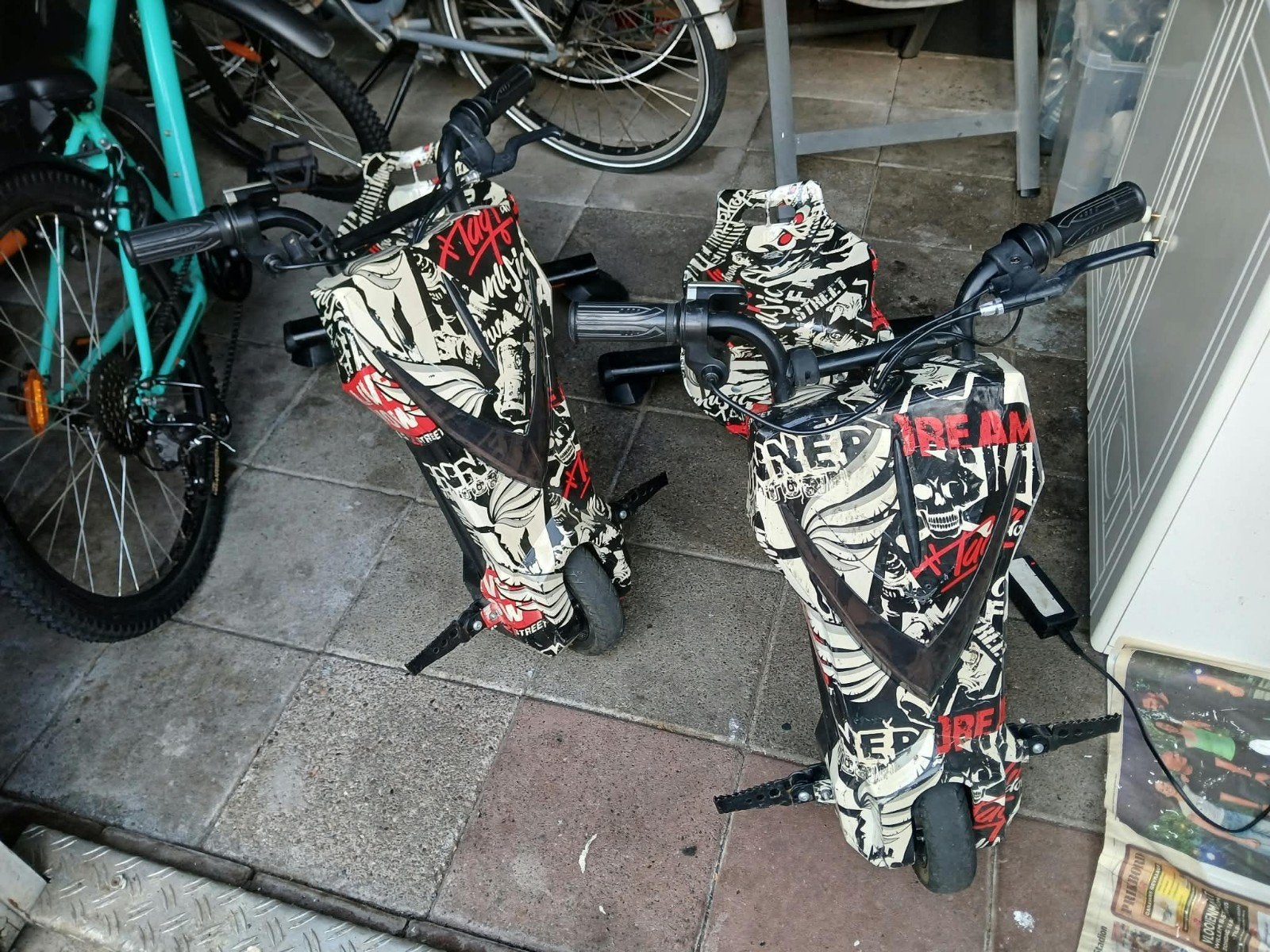 drift trike elektrische, Ophalen, Elektrische step (E-scooter)