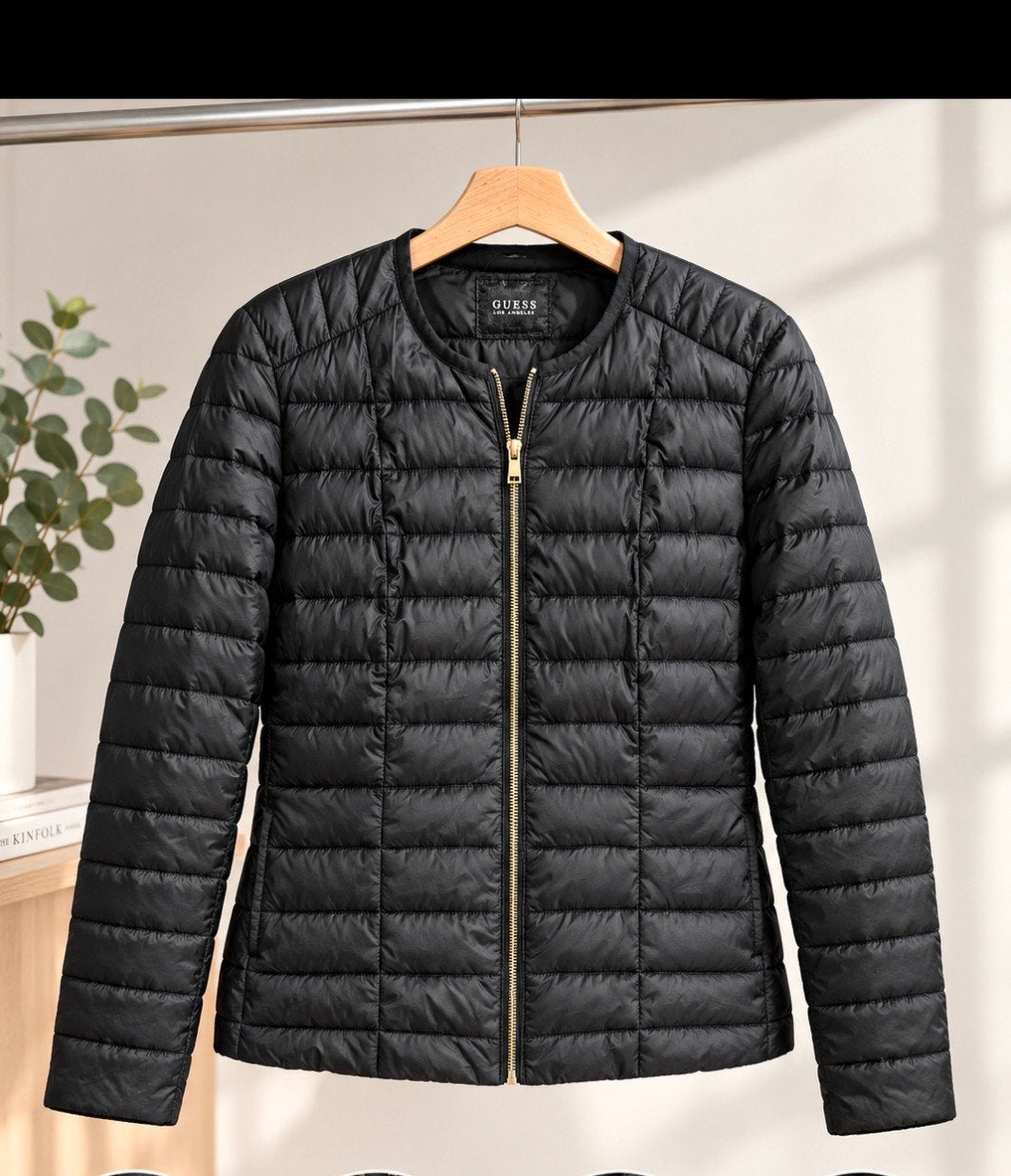 Zwarte Guess jas voor dames - Maat S, Guess, Zwart, Ophalen of Verzenden, Zo goed als nieuw