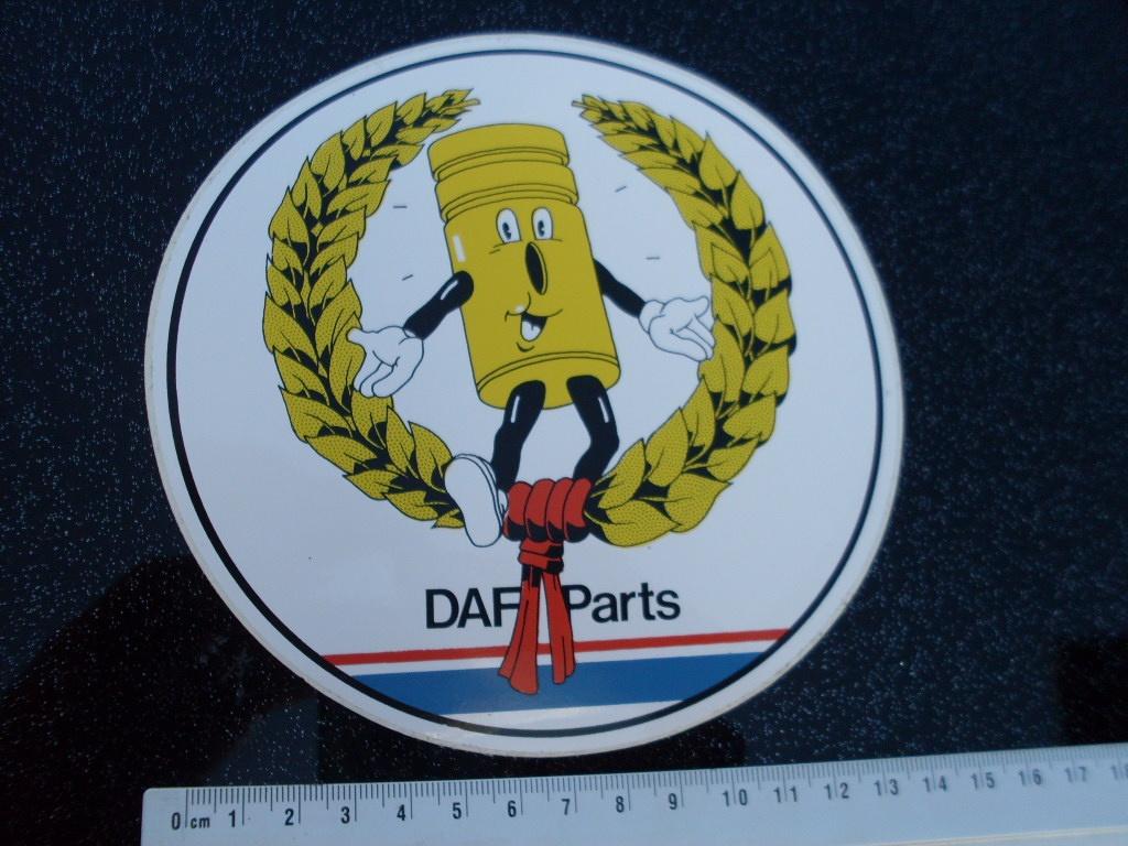 sticker DAF parts onderdelen logo lauwerkrans, Verzenden, Zo goed als nieuw, Auto of Motor