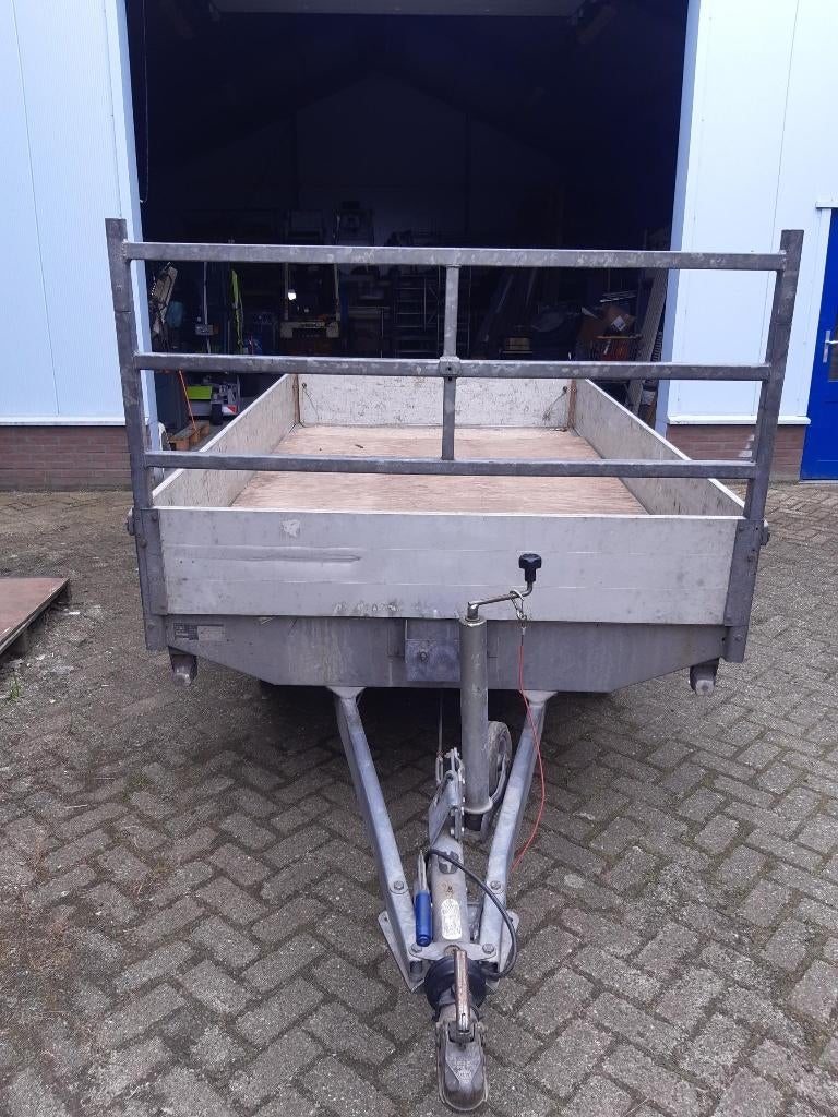 Hapert 2 tons aanhanger afm. 280x150 cm, Ophalen, Gebruikt