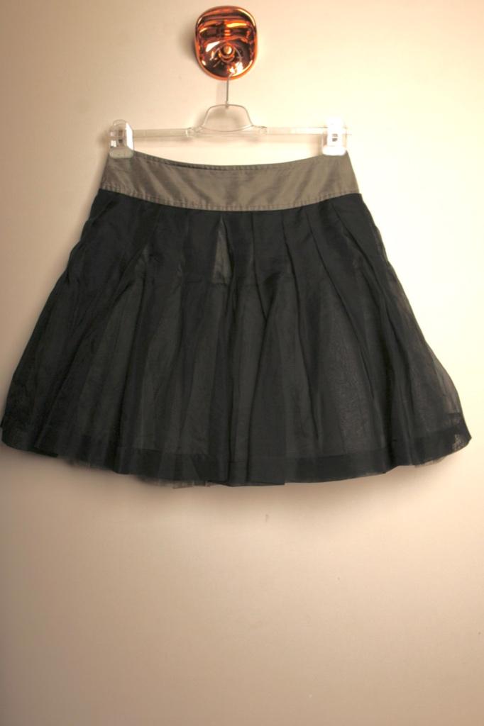 PAUW Zwart/Olijf 100% zijde rok Mt S/M Winkelprijs € 1000,-, Kleding | Dames, Maat 38/40 (M), Zwart, Pauw, Ophalen of Verzenden