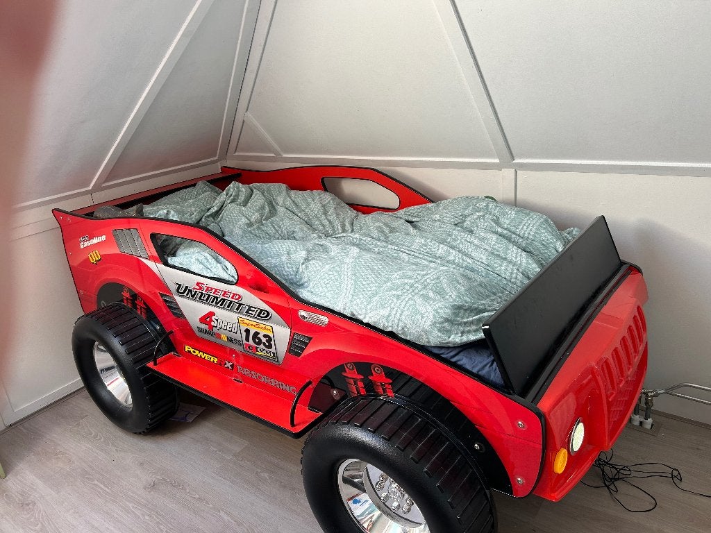 Autobed 1 persoonsbed, Kinderen en Baby's, Ophalen, Gebruikt, 180 cm of meer, 85 tot 100 cm