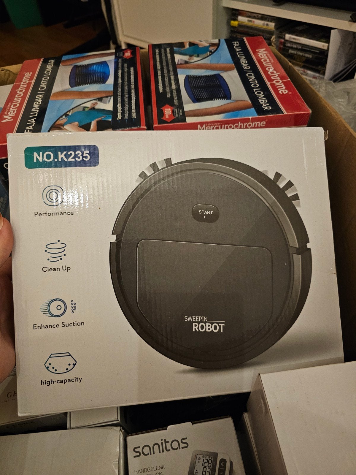 New in Box: Sweepin Robot K235 Smart Robot Vacuum Cleaner (B, Ophalen of Verzenden, Robotstofzuiger
