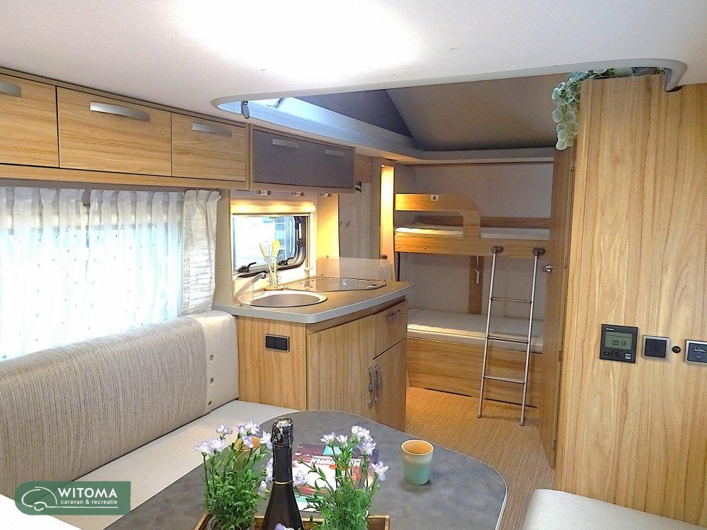 Eriba Feeling 515 Klapdak luifel mover, Caravans en Kamperen, Schokbreker, Bedrijf, Dwarsbed, 5 tot 6 meter