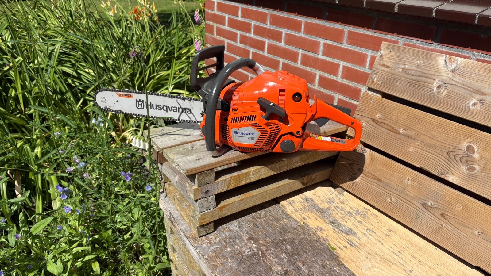 Sterke, Zeer nette Husqvarna 545 kettingzaag. All round zaag, Ophalen of Verzenden, Zo goed als nieuw