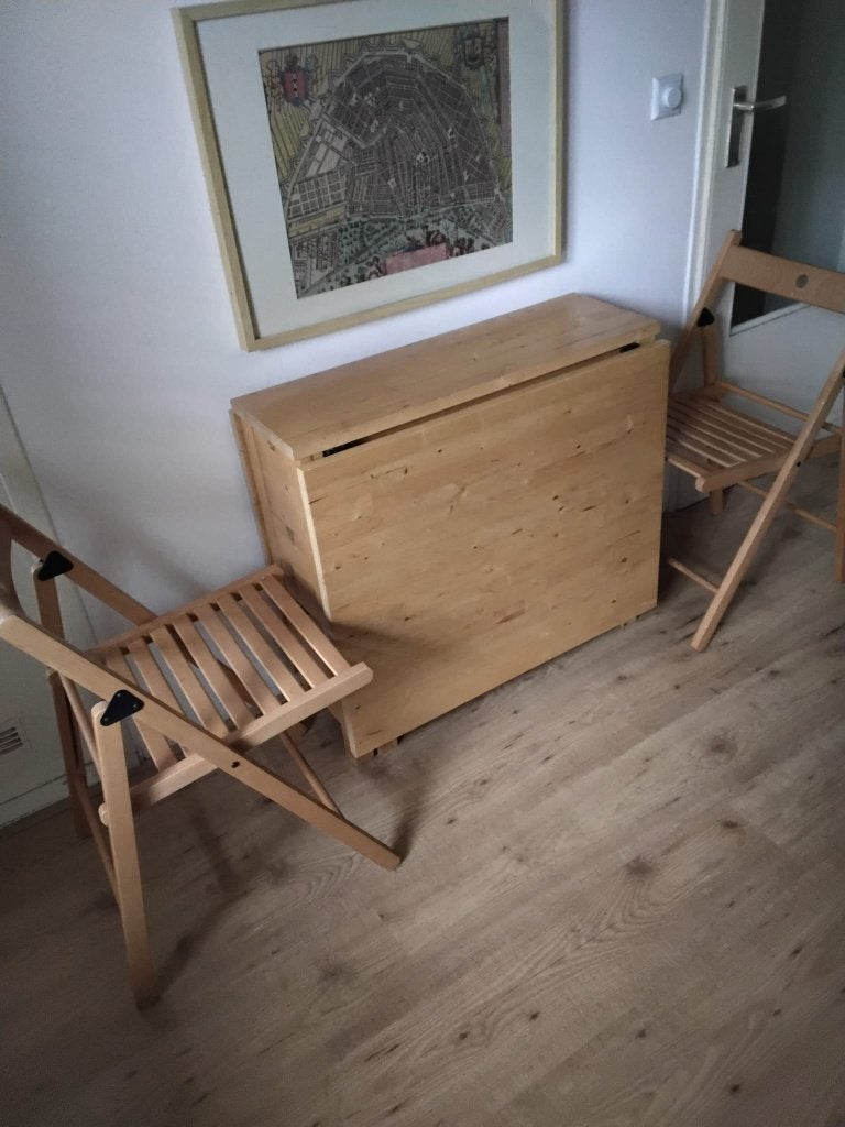 IKEA NORDEN Klaptafel - Zo goed als nieuw, Ophalen, Scandinavisch, 50 tot 100 cm, Zo goed als nieuw