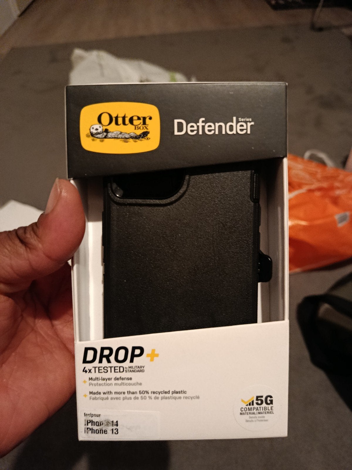 OtterBox Defender Series Hoesje voor iPhone 13/14 Zwart, Ophalen of Verzenden