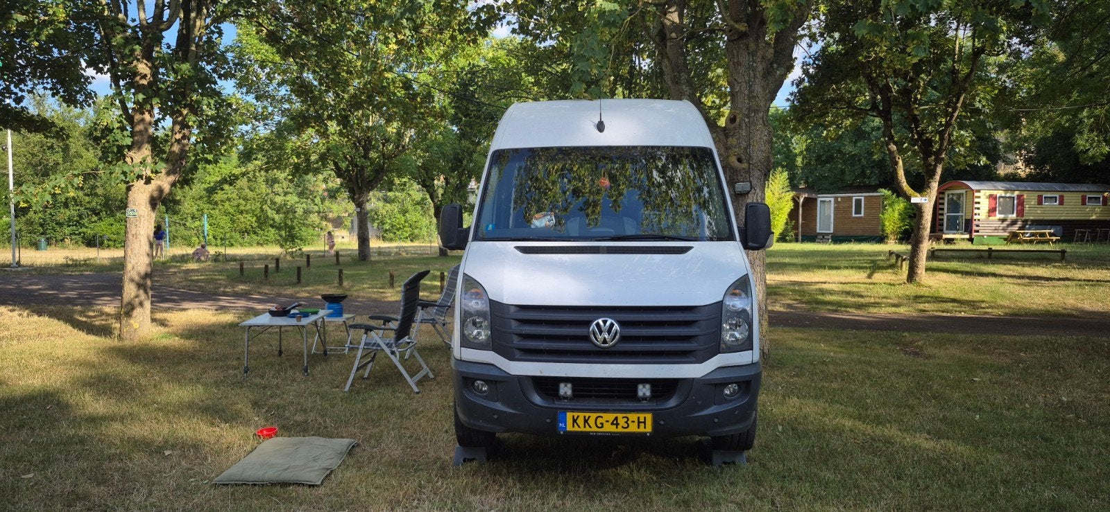 Buscamper VW Crafter, 2 persoons, Caravans en Kamperen, Buscamper of Camperbus, Volkswagen, Tot en met 2, Particulier