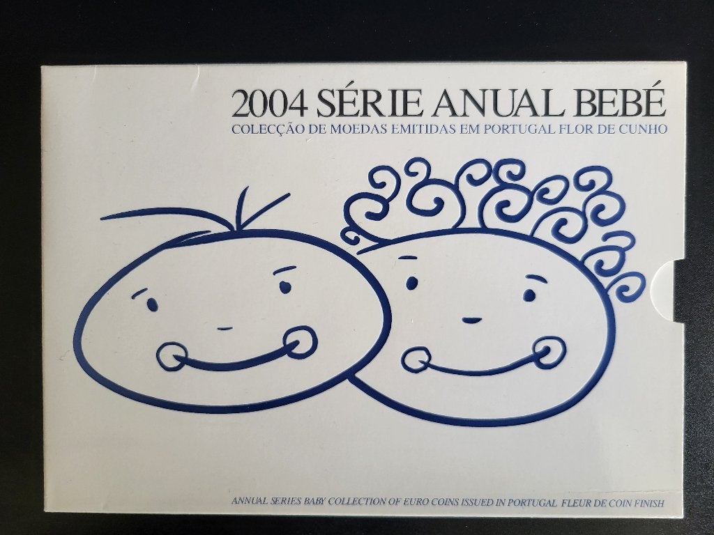 Baby BU euromunten jaarset 2004 Portugal, Postzegels en Munten, Munten | Europa | Euromunten, Ophalen of Verzenden, Portugal, Overige waardes