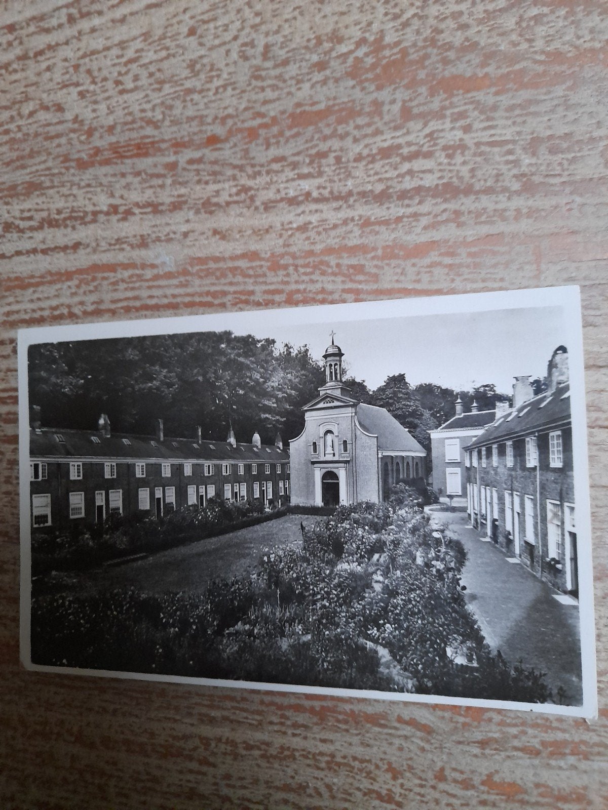 Fotoansichtkaart Breda Begijnenhof jaren 50, Verzamelen, Verzenden, 1940 tot 1960, Gelopen, Noord-Brabant