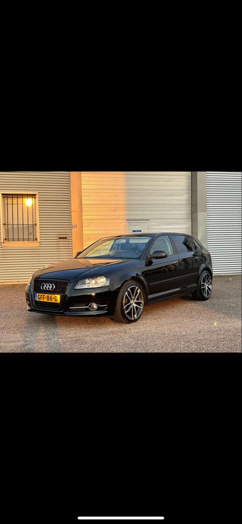 Audi A3 1.8 Tfsi Sportback 118KW 2011 Zwart, Auto's, Audi, Voorwielaandrijving, 15 km/l, 1295 kg, 4 cilinders