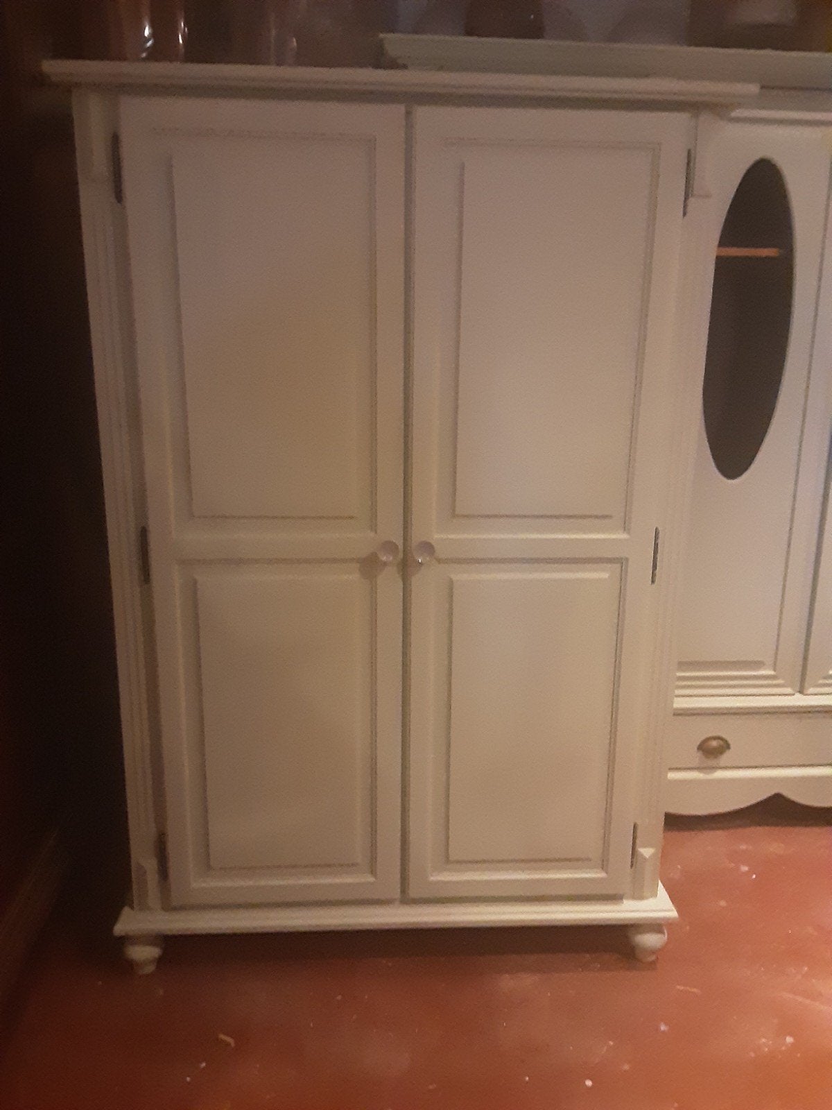 Vintage grenen kast kledingkast DEMONTABEL, Ophalen, Gebruikt, 170 cm of meer