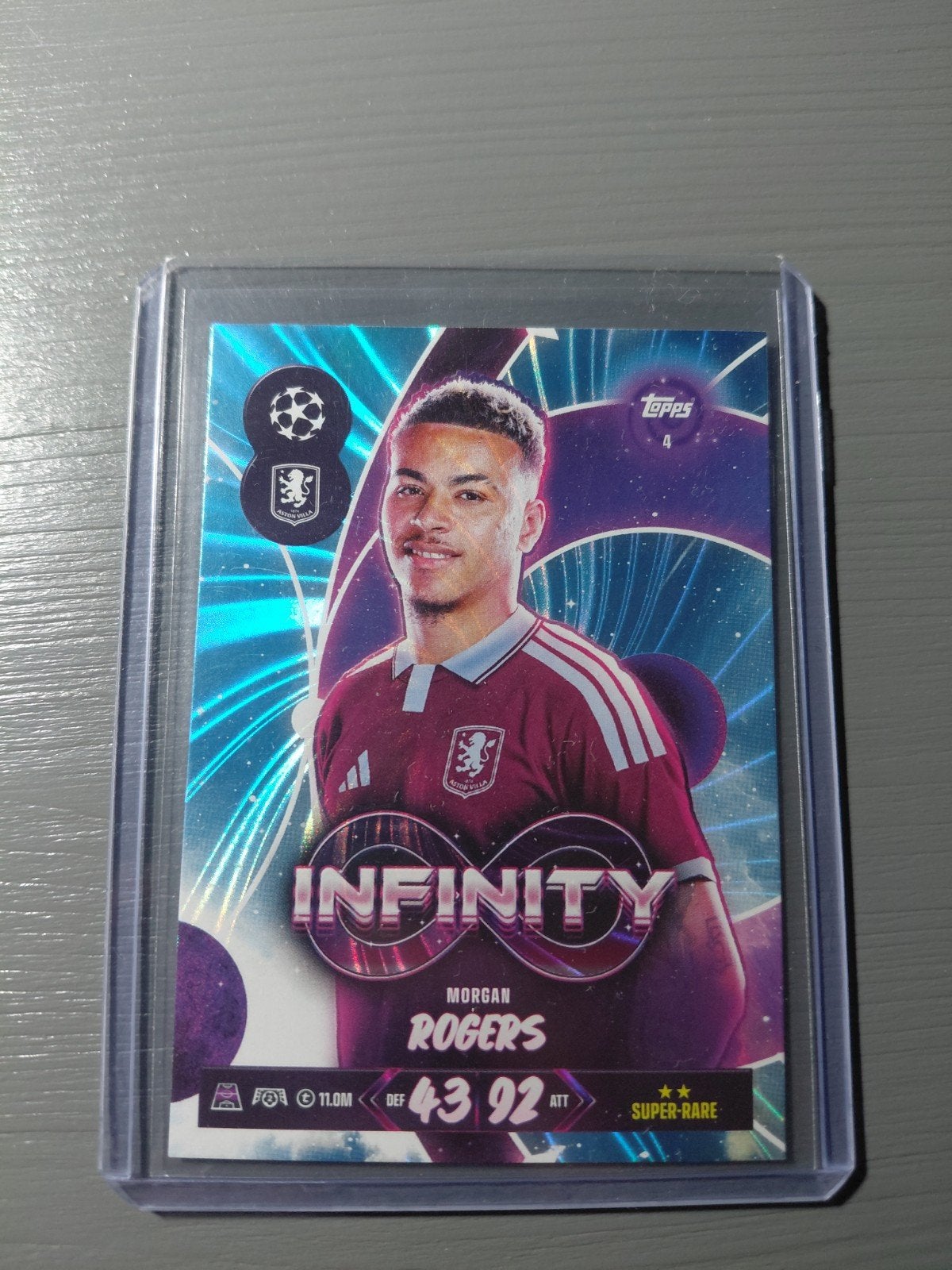 morgan rogers (infinity) topps match attax 2027, Ophalen of Verzenden, Nieuw, Buitenlandse clubs, Spelerskaart