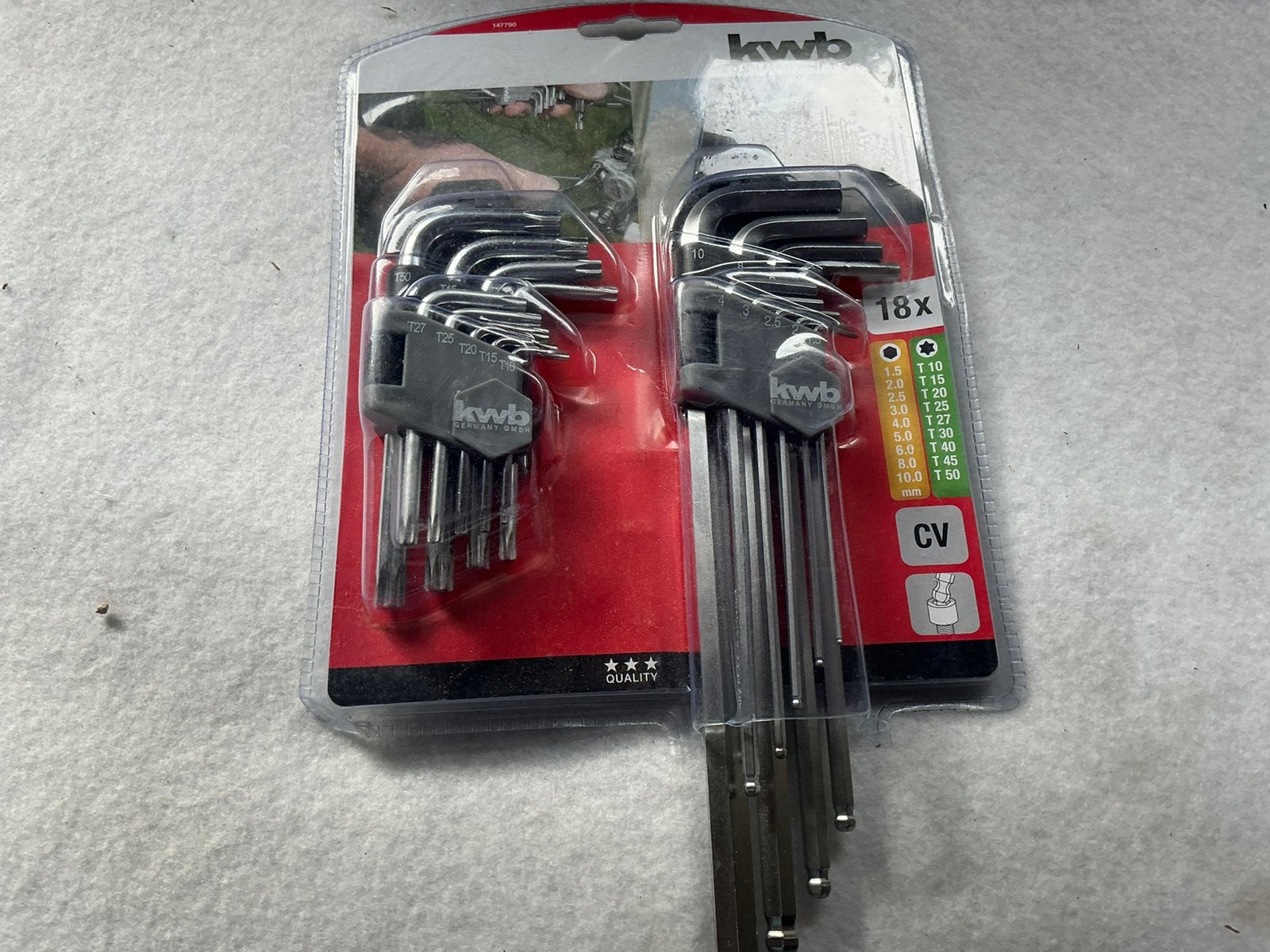 Inbus en torx nieuw, Ophalen, Zo goed als nieuw