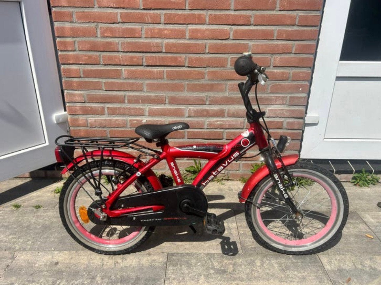 Kinderfiets batavus Snake 16 inch, Ophalen, Zo goed als nieuw, 16 tot 20 inch