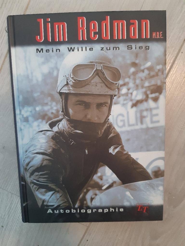 boek jim redman mein wille zum sieg tt assen gesigneerd, Verzamelen, Ophalen of Verzenden, Nieuw, Motoren