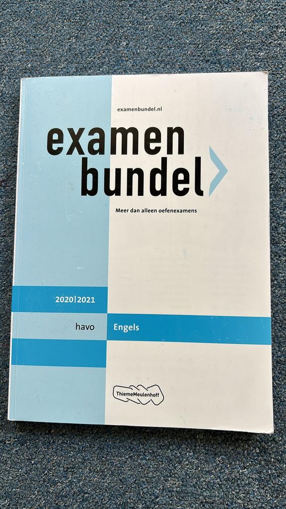 Examenbundels HAVO 2020/2021, Ophalen of Verzenden, Gelezen, HAVO