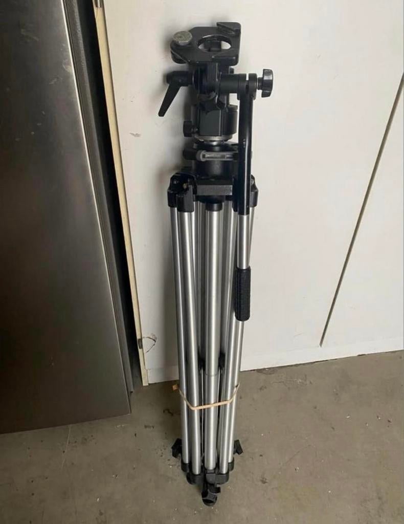 Manfrotto statief met wielen, Ophalen, Gebruikt, Driepoot, Minder dan 150 cm