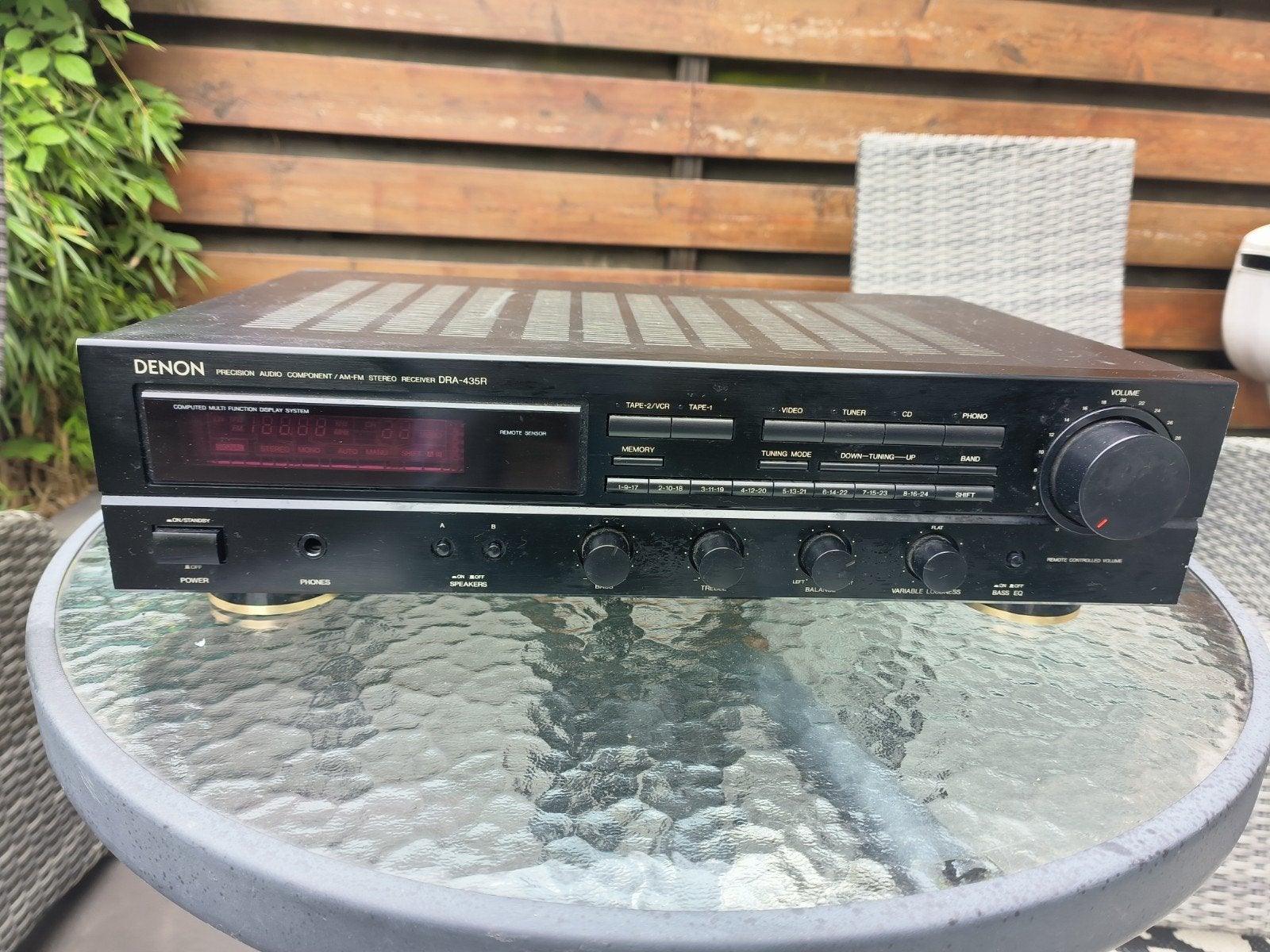 Denon DRA-435R AM/FM Stereo Receiver - Goede Staat, Ophalen, Gebruikt, Denon, 60 tot 120 watt