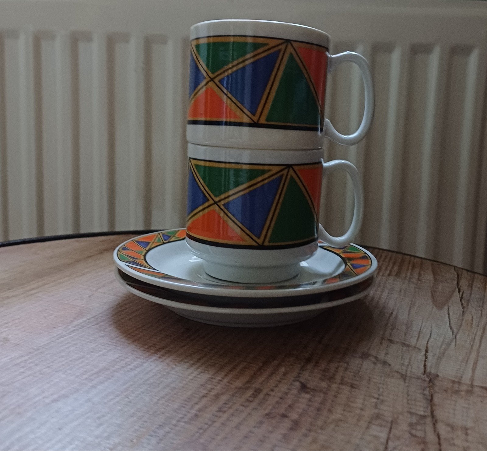 Retro kop en schotel, Ophalen of Verzenden, Huis en Inrichting