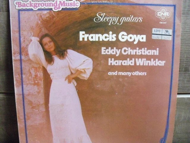 Francis Goya "Sleepy Guitars"  LP, LP, Gebruikt, Overige typen, Ophalen of Verzenden