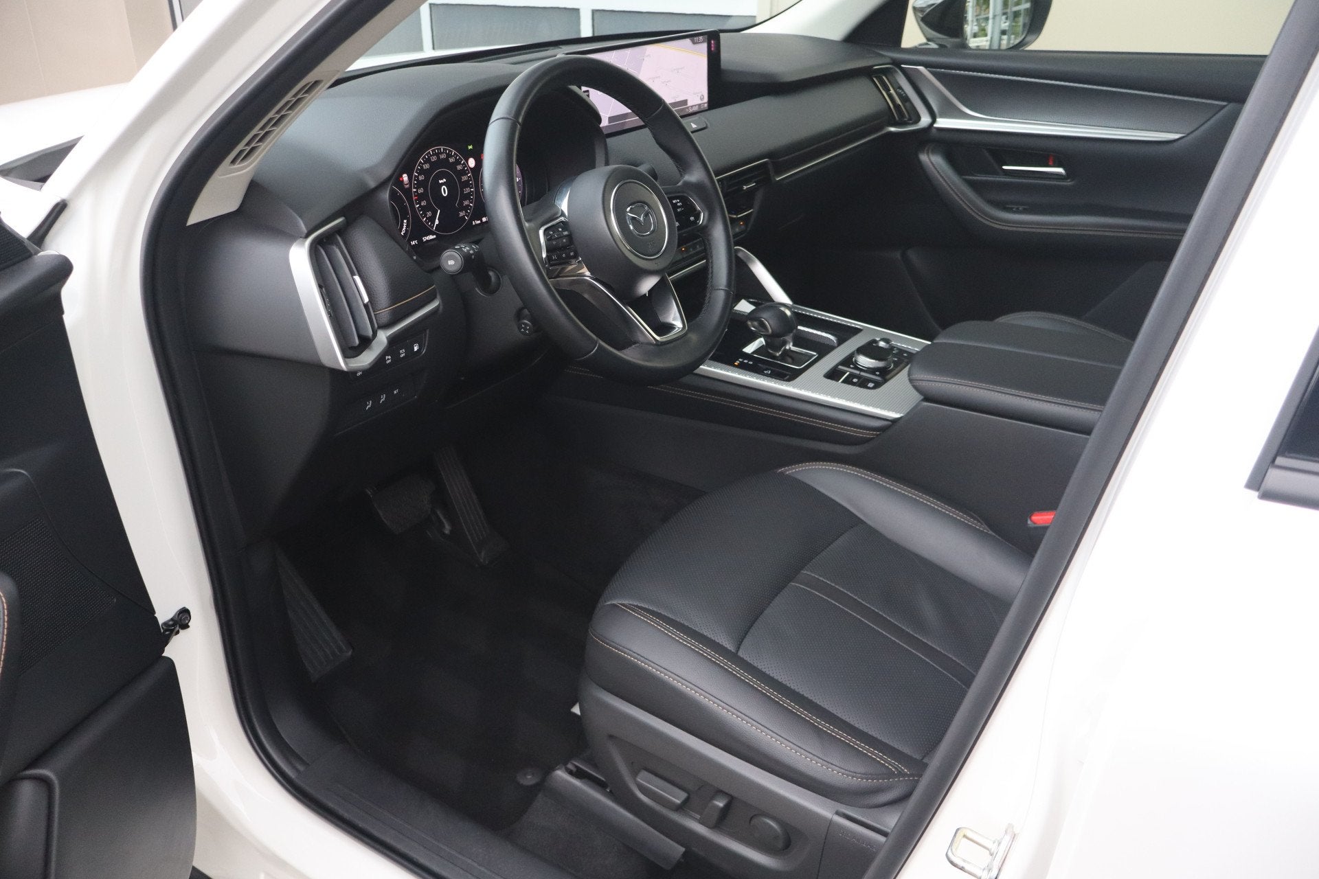 Mazda CX-60 2.5 e-SkyActiv PHEV Homura - NL Auto! Stoelverw+, Auto's, Gebruikt, Euro 6, 4 cilinders, Adaptive Cruise Control