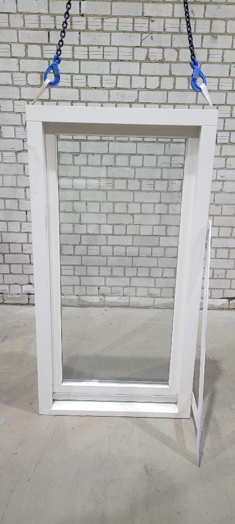 Houten kozijn met draaikiepraam incl. HR++ glas, Doe-het-zelf en Verbouw, Raamkozijn, Nieuw, 150 tot 225 cm, Inclusief glas