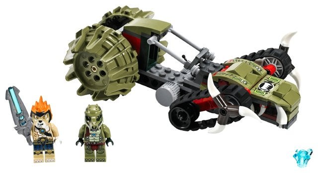 Lego 70001 Legends of Chima: Crawley's Claw Ripper compleet, Inclusief instructies, Overige thema's, Lego, Ophalen of Verzenden