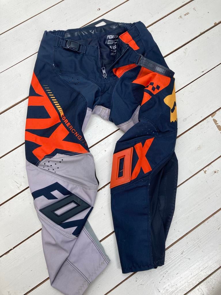 Fox 180 Motorcrossbroek - Maat 22, Motoren, Ophalen of Verzenden, Tweedehands, Kinderen, Motorcrosskleding