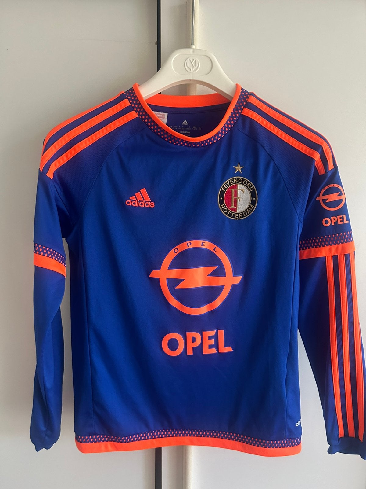 Feyenoord voetbalshirt voetbal shirt 2015-2016 lange mouwen, Maat XS of kleiner, Verzenden, Zo goed als nieuw, Shirt