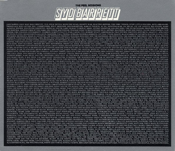 Syd Barrett (Pink Floyd) – The Peel Sessions (David Gilmour, Ophalen of Verzenden, Zo goed als nieuw, Poprock