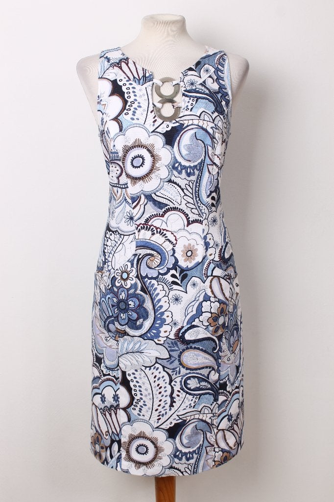 Zomer! Jurk van Caroline Biss maat M, Maat 38/40 (M), Blauw, Ophalen of Verzenden, Zo goed als nieuw