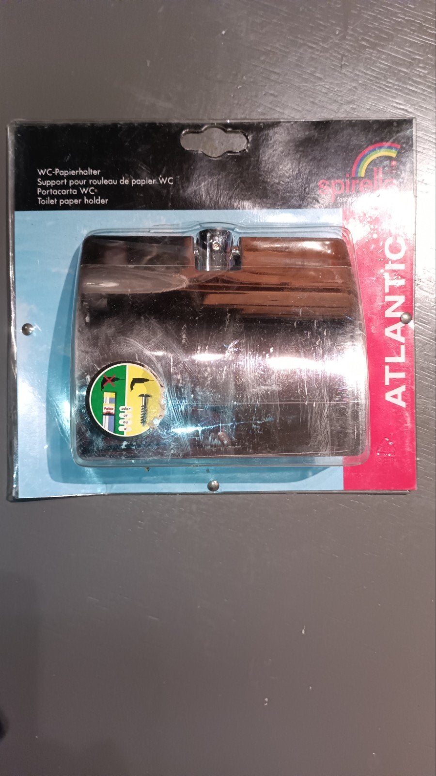 Nieuwe WC rolhouder - Atlantic chroom, Toilet-accessoire, Overige merken, Nieuw, Ophalen of Verzenden