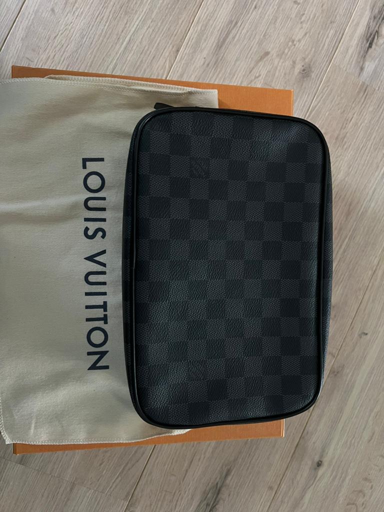 Louis vuitton toilettas GM Reistas, Ophalen of Verzenden, Zo goed als nieuw, Zwart