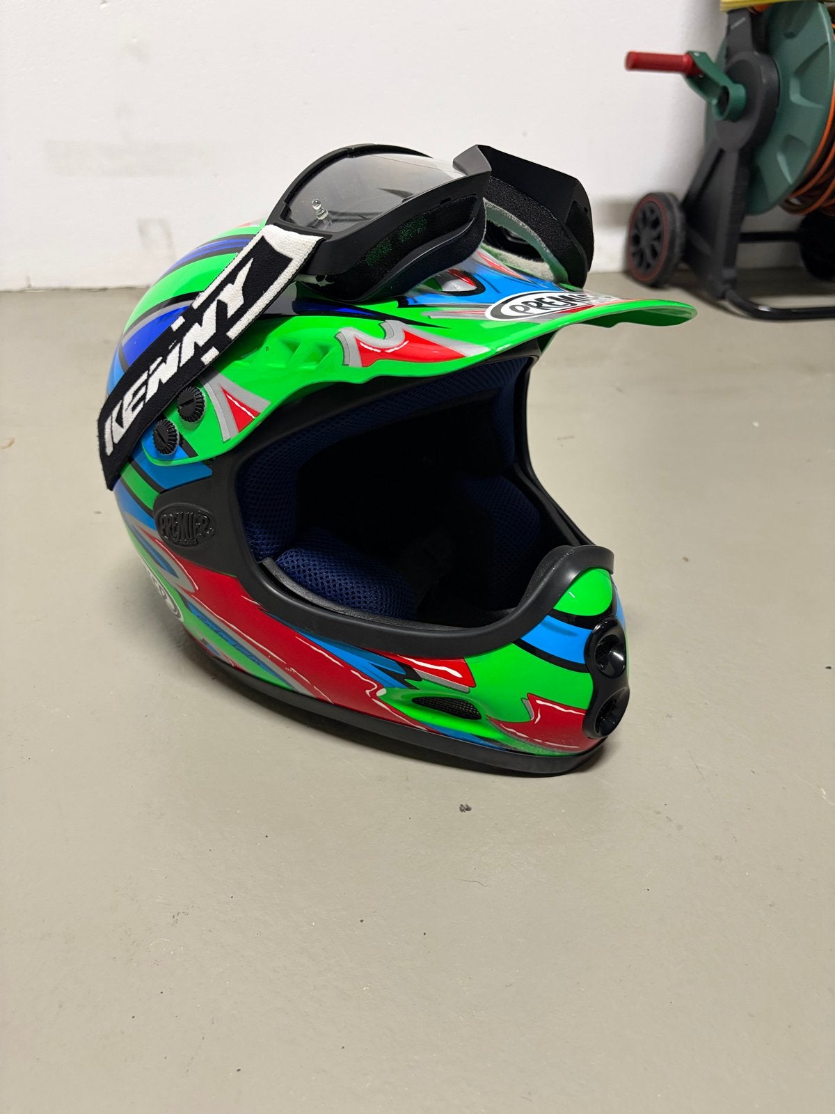 Premier Offroadhelm - Maat XS (53 cm) - Zo goed als nieuw!, Motoren, Overige merken, XS, Kinderen, Offroadhelm